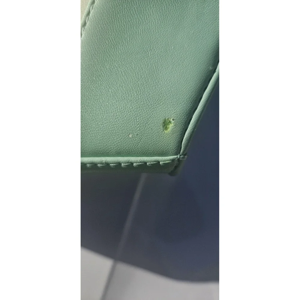 Banned Retro Floral Bamboo Handle Satchel Mint Green Vintage Style Crossbody Bag - Picture 16 of 16